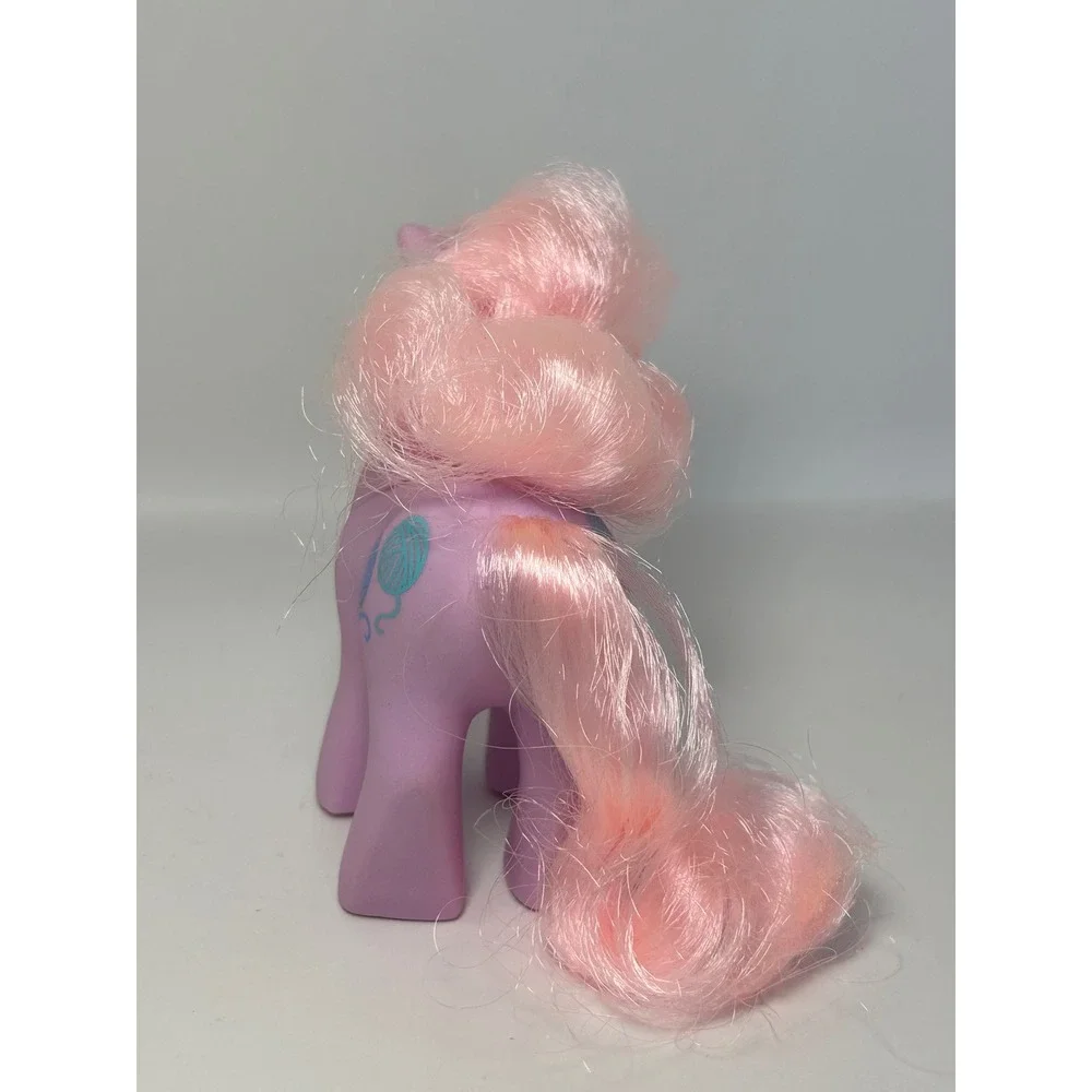 Vintage My Little Pony G1 Baby Fleecy Lavender Pink Yarn Balls‎ Hasbro 1984